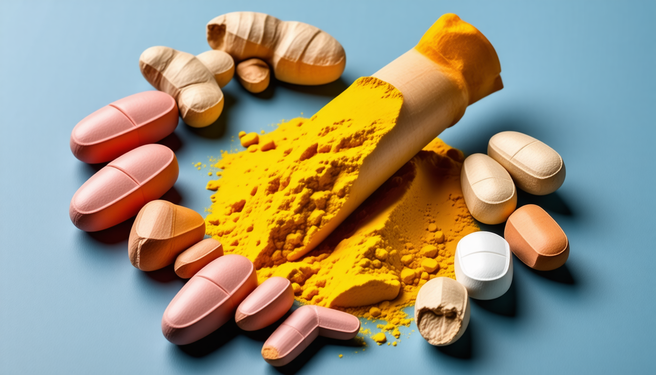 A clean for curcumin joint supplement